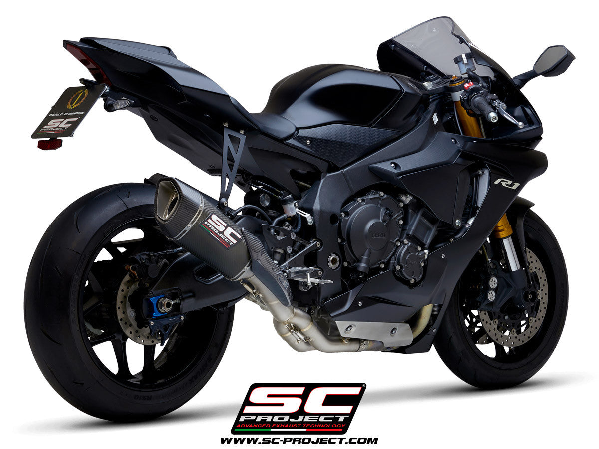 SC-Project Slip-On SC1-R + KAT-Yedek Boru Yamaha YZF-R1/M RN32 (15-16) 