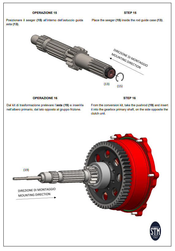STM EVO GP Kuru Debriyaj Ducati Panigale V2 955 (20-24) KTT-2600 