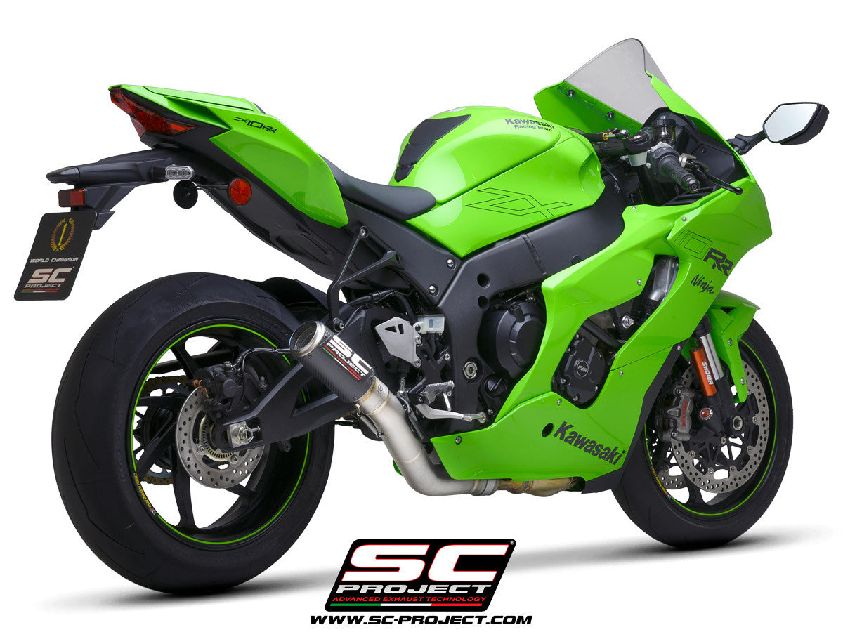 SC-Project Slip-On CR-T + KAT-Yedek Boru Kawasaki ZX-10 R/RR (21-25) K38A-DET36 