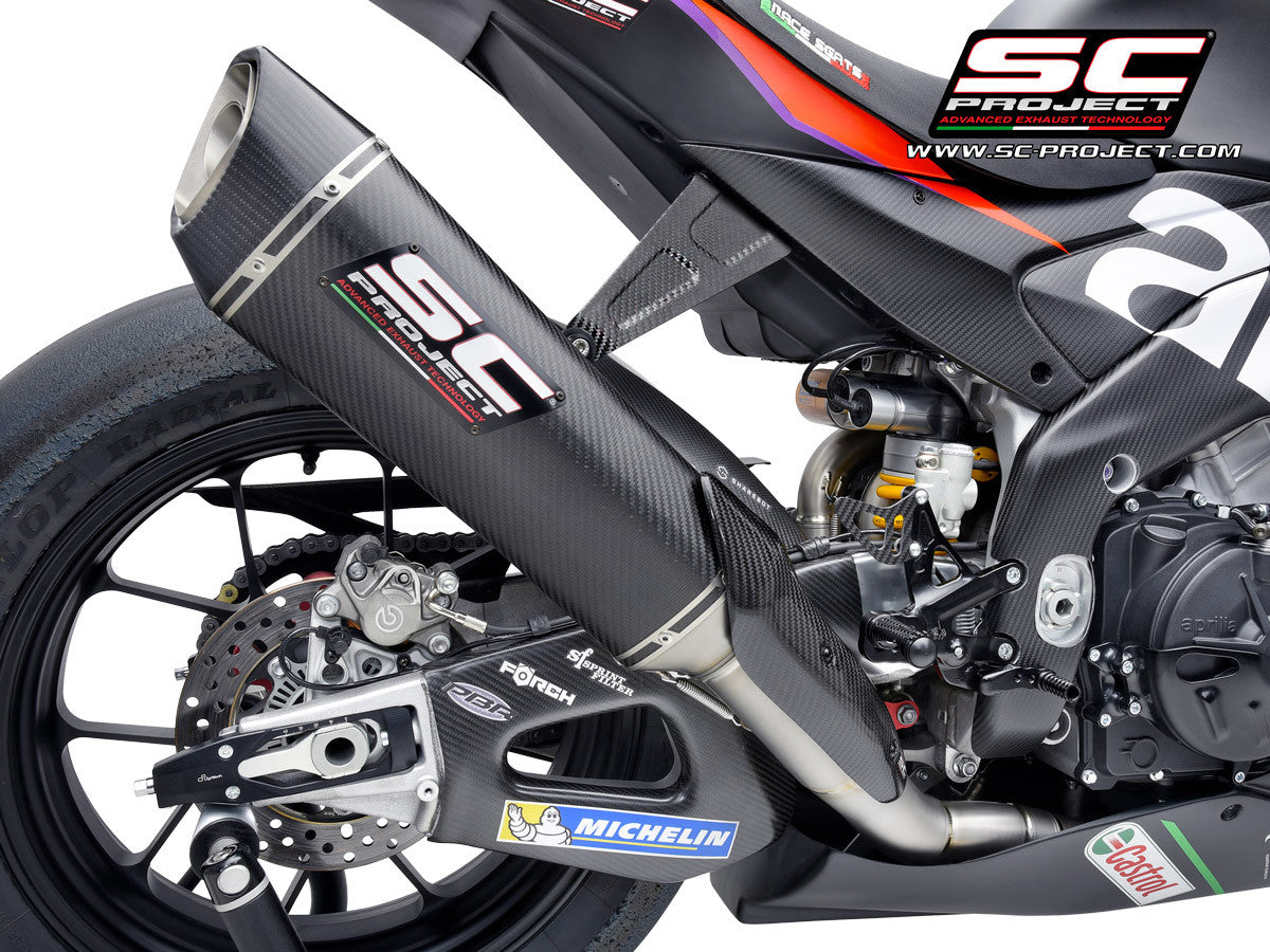 SC-Project Titan Komplett sistem SC1-R (350mm) Aprilia RSV4 1100 Factory (21-24) A27A-TC93C 