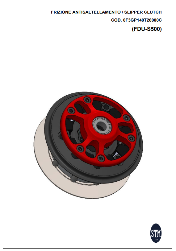 STM EVO GP Kuru Debriyaj Ducati Panigale V2 955 (20-24) KTT-2600 