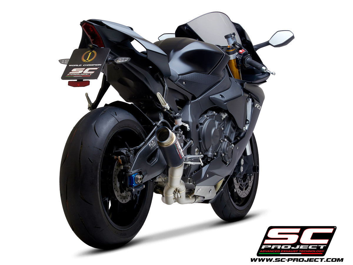 SC-Project Slip-On GP70-R + KAT-Değiştirme Borusu Yamaha YZF-R1/M RN49 (17-19) Y11B-DET70 