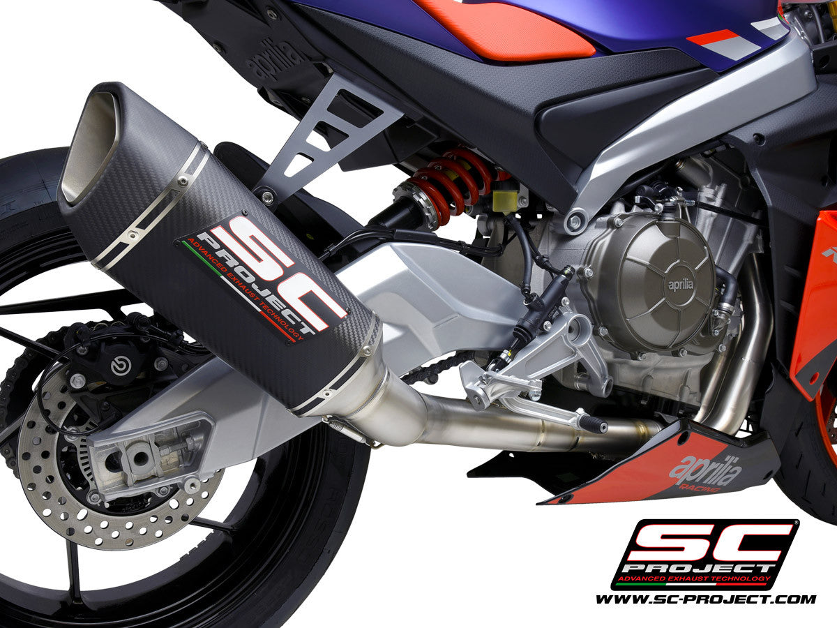 SC-Project Trofeo Titan Komplett sistem 2-1 SC1-R Aprilia RS 660 (20-24) A23A-PTC90 