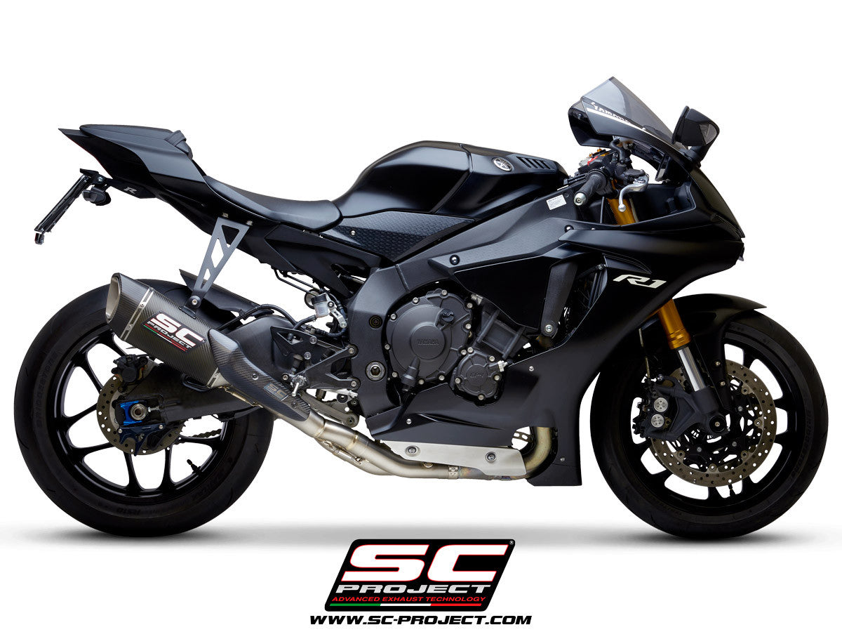 SC-Project Slip-On SC1-R + KAT-Değiştirme Borusu Yamaha YZF-R1/M RN65 (20-26) 