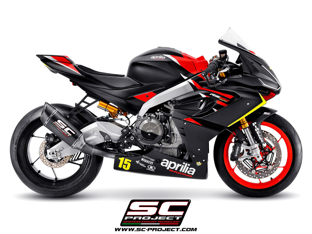 SC-Project Trofeo Titan Komplett sistem 2-1 SC1-R Aprilia RS 660 (20-24) A23A-PTC90 