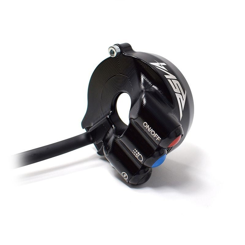 JetPrime Aprilia RSV4/1100 Factory/RF/RR (17-20) JP ACC 009 ile entegre gaz kolu anahtarı içeren gaz kolu muhafazası 