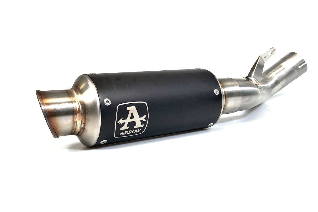 Arrow Slip-On Kiti Koyu GP2 Paslanmaz Çelik Aprilia RSV4/RR/RF (15-16) 71520GPI 