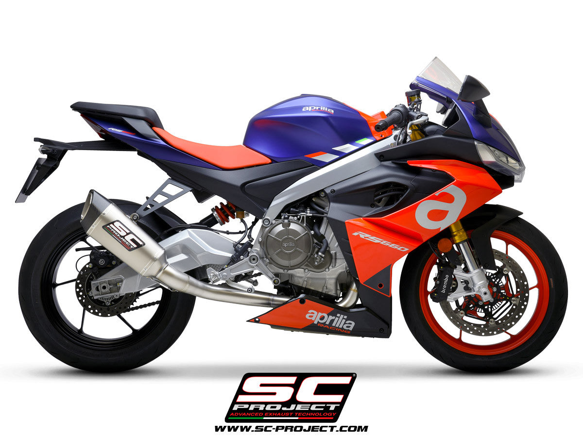 SC-Project Trofeo Titan Komplett sistem 2-1 SC1-R Aprilia RS 660 (20-24) A23A-PTC90 