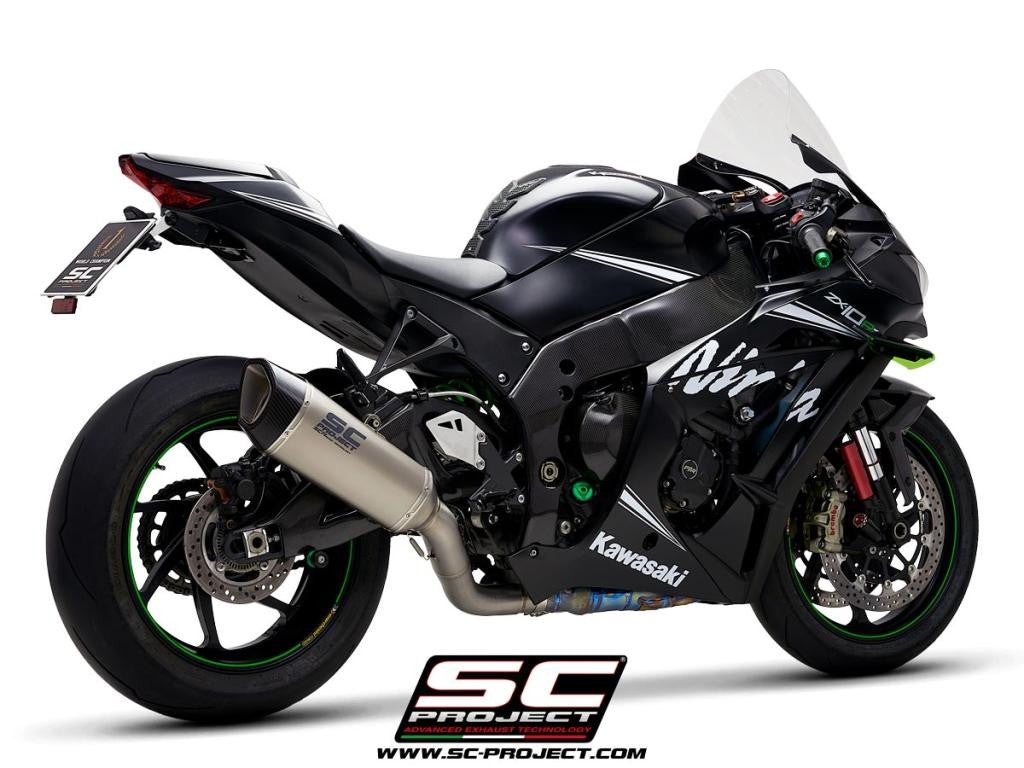 SC-Project Slip-On SC1-R + KAT-Yedek Boru Kawasaki ZX-10 R/RR (16-20) K22A-DET91 