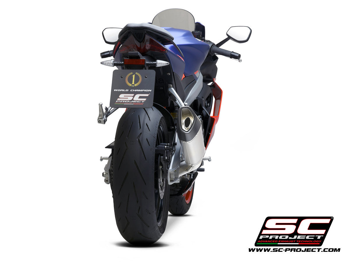 SC-Project Paslanmaz Çelik Komple Sistem 2-1 SC1-R Aprilia RS 660 (20-24) A23A-KC90 