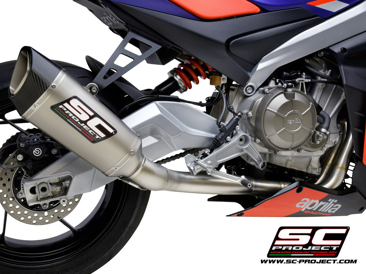 SC-Project Trofeo Titan Komplett sistem 2-1 SC1-R Aprilia RS 660 (20-24) A23A-PTC90 