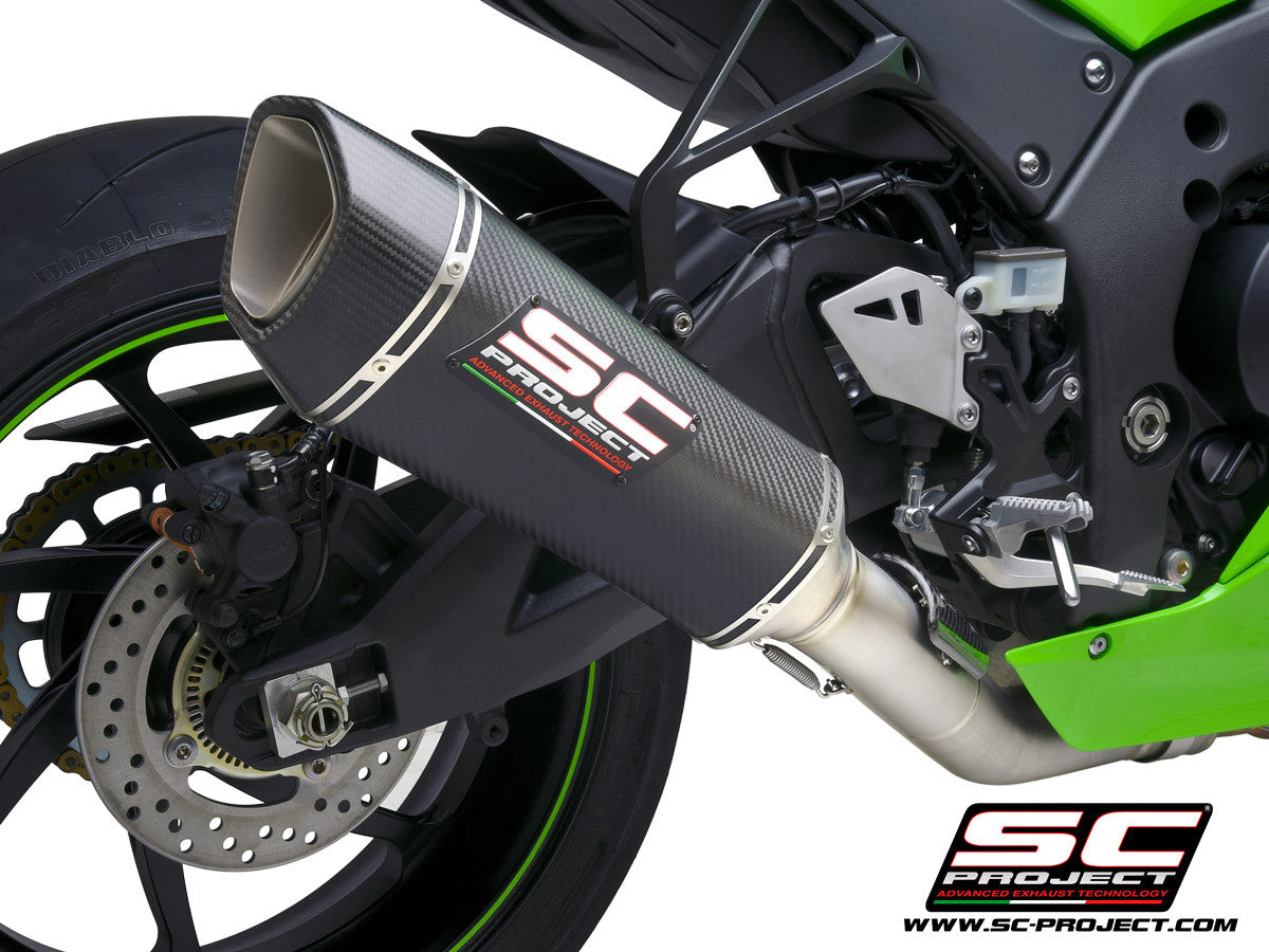 SC-Project Slip-On SC1-R + KAT-Yedek Boru Kawasaki ZX-10 R/RR (21-26) K38A-DET91C 