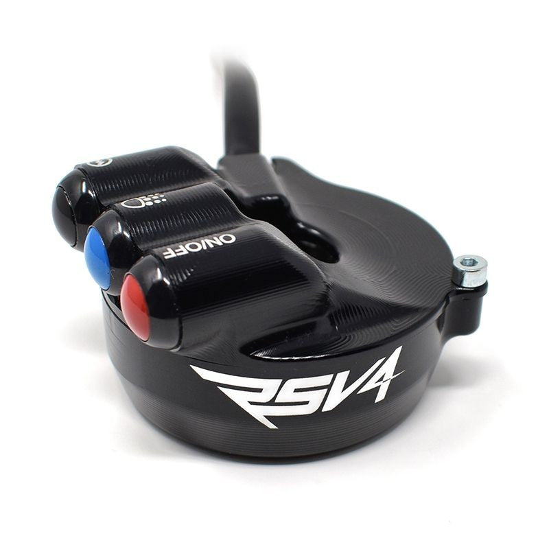 JetPrime Aprilia RSV4/RR/1100 Factory (21-26) JP ACC 660 RV entegre direksiyon anahtarlı gaz grip muhafazası 