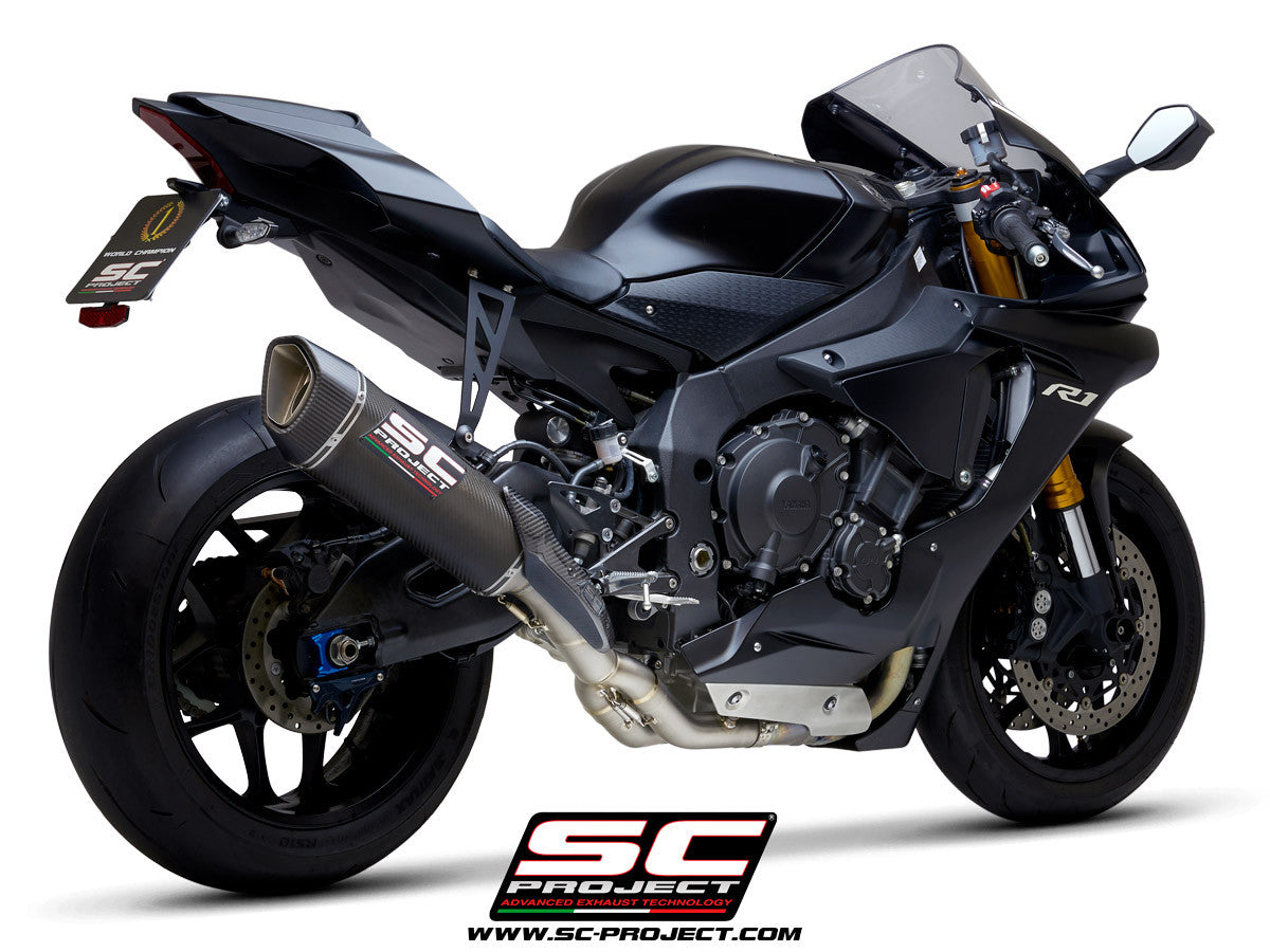 SC-Project Slip-On SC1-R + KAT-Değiştirme Borusu Yamaha YZF-R1/M RN65 (20-26) 