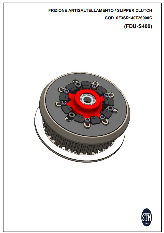 STM EVO SBK Kuru Debriyaj Ducati Panigale V2 955 (20-24) KTT-2500 