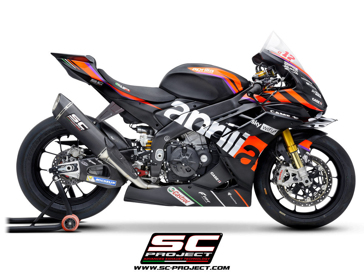 SC-Project Titan Komplett sistem SC1-R (350mm) Aprilia RSV4 1100 Factory (21-24) A27A-TC93C 