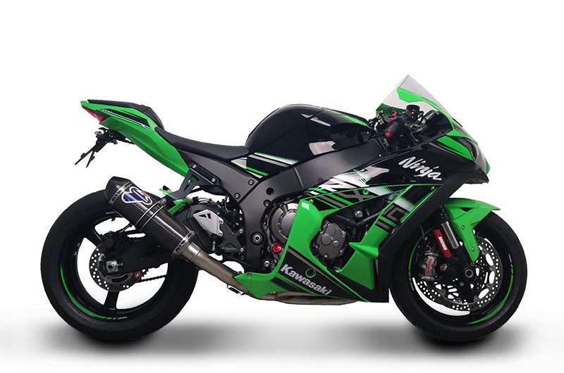 Termignoni Komplett egzoz sistemi paslanmaz çelik Kawasaki ZX-10 R/RR (16-20) K07909400ICC 