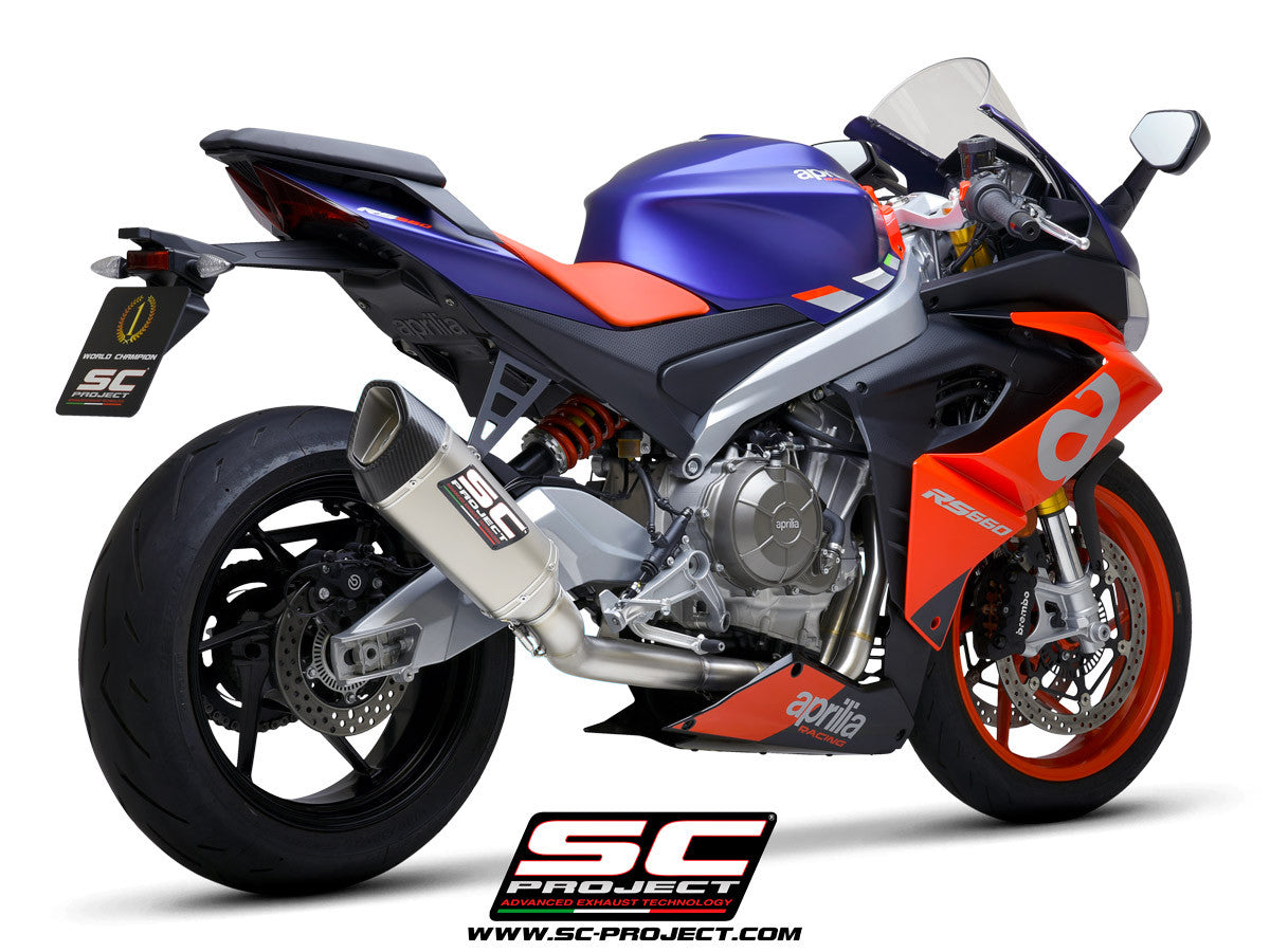 SC-Project Trofeo Titan Komplett sistem 2-1 SC1-R Aprilia RS 660 (20-24) A23A-PTC90 
