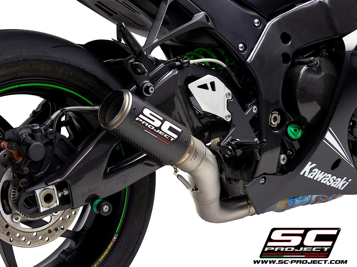 SC-Project Slip-On CR-T + KAT-Yedek Boru Kawasaki ZX-10 R/RR (16-20) K22A-DET36 