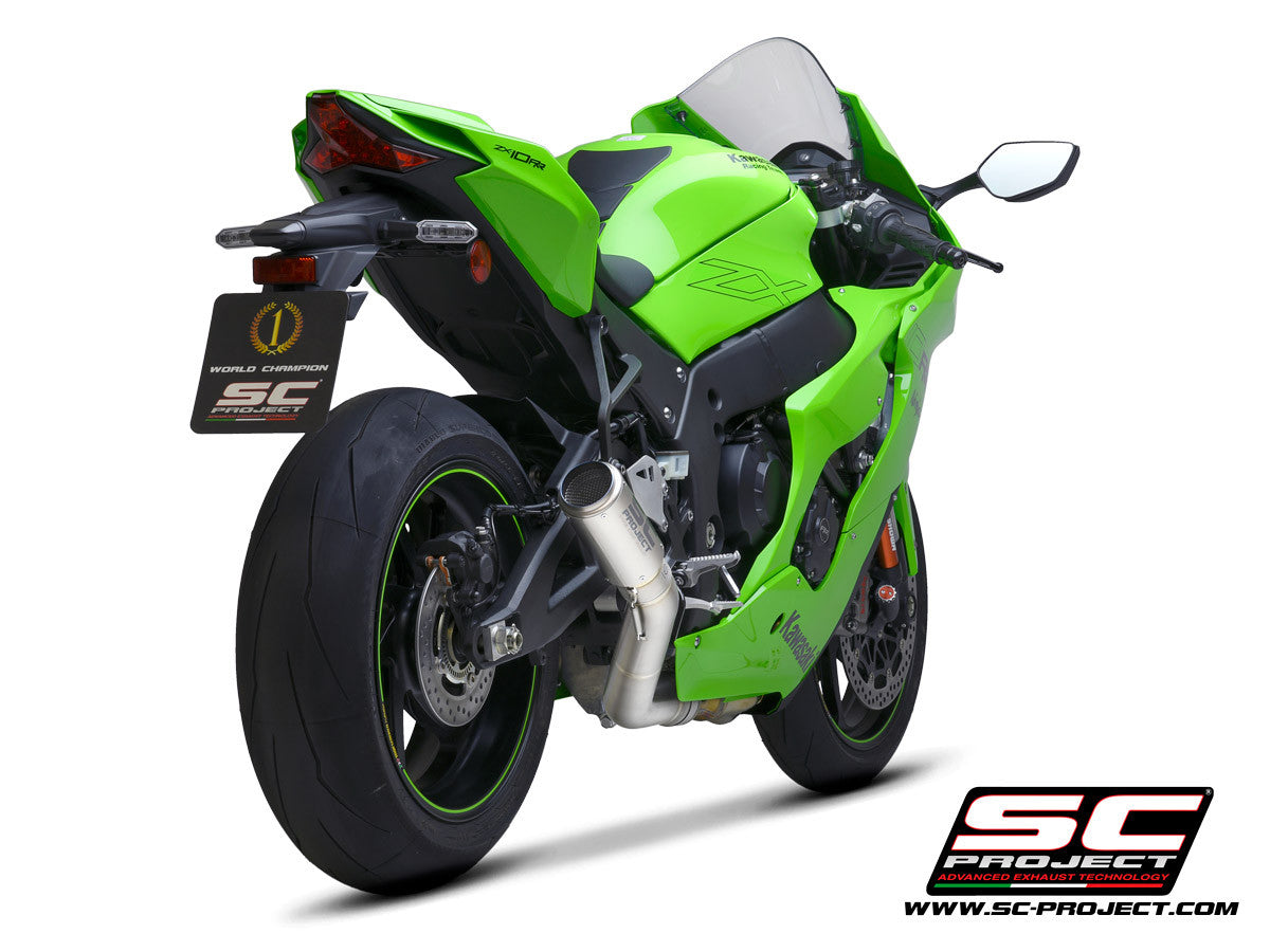 SC-Project Slip-On CR-T + KAT-Yedek Boru Kawasaki ZX-10 R/RR (21-25) K38A-DET36 
