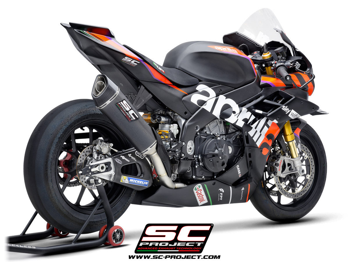 SC-Project Titan Komplett sistem SC1-R (350mm) Aprilia RSV4 1100 Factory (21-24) A27A-TC93C 