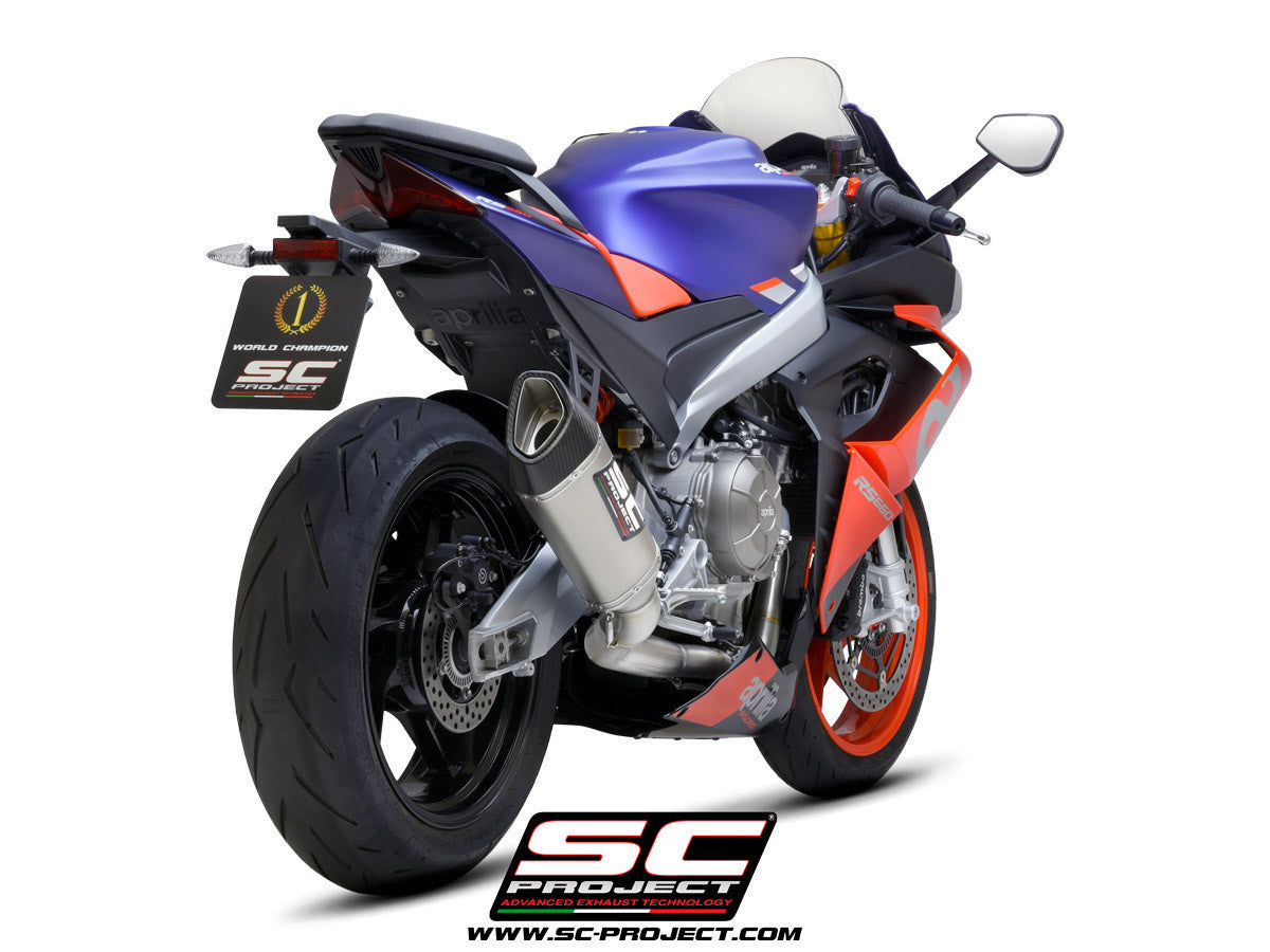 SC-Project Trofeo Titan Komplett sistem 2-1 SC1-R Aprilia RS 660 (20-24) A23A-PTC90 