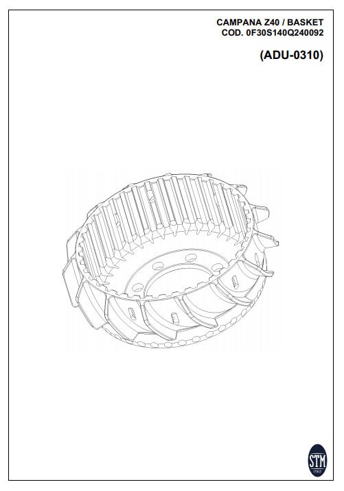 STM EVO GP Kuru Debriyaj Ducati Panigale 1199/1299 KTT-0500 