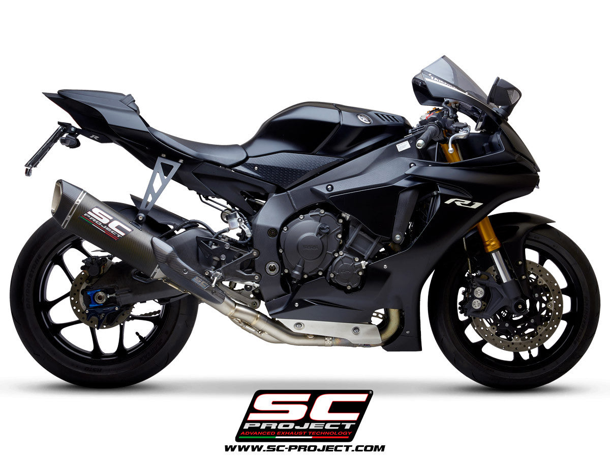 SC-Project Slip-On SC1-R + KAT-Değiştirme Borusu Yamaha YZF-R1/M RN65 (20-26) 
