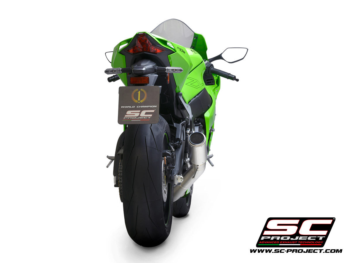 SC-Project Slip-On CR-T + KAT-Yedek Boru Kawasaki ZX-10 R/RR (21-25) K38A-DET36 
