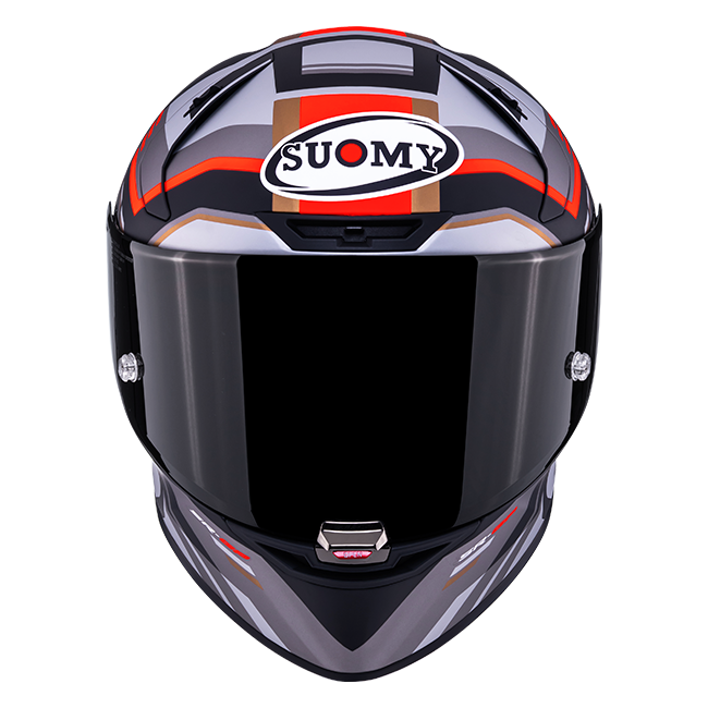 Suomy SR-GP Evo Kask Infrared Mat Gri/Kırmızı/Siyah K6S20025 