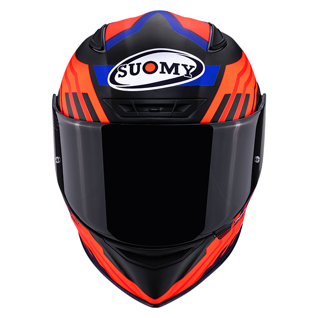 Suomy Track-1 Kask Çerçevesi Mat Siyah/Kırmızı/Mavi K6T10024 