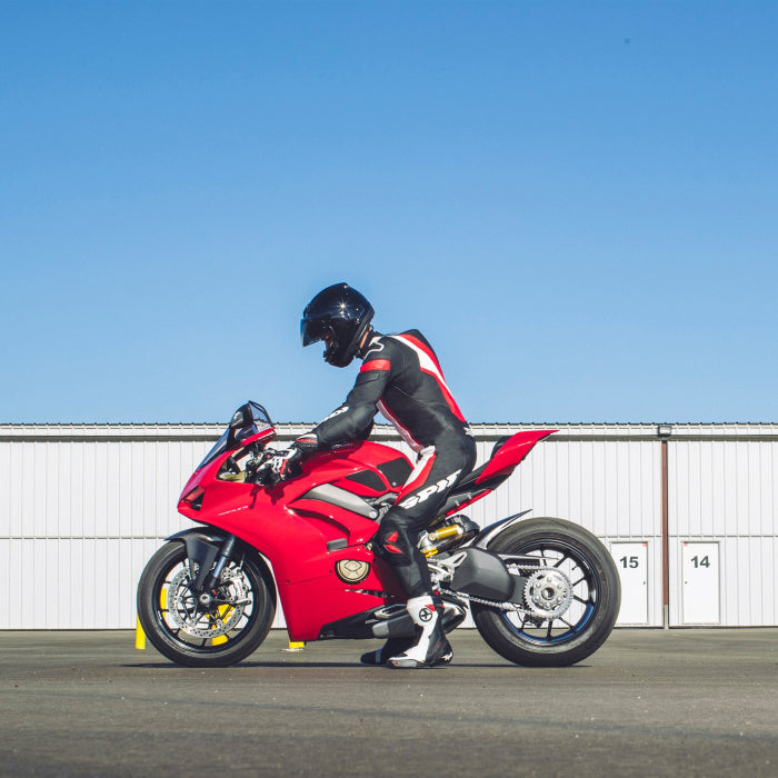 Spidi Laser Pro Tek Parça Deri Tulum – Delikli Yarış Tulumu | Erkek | Kırmızı | Y154014 