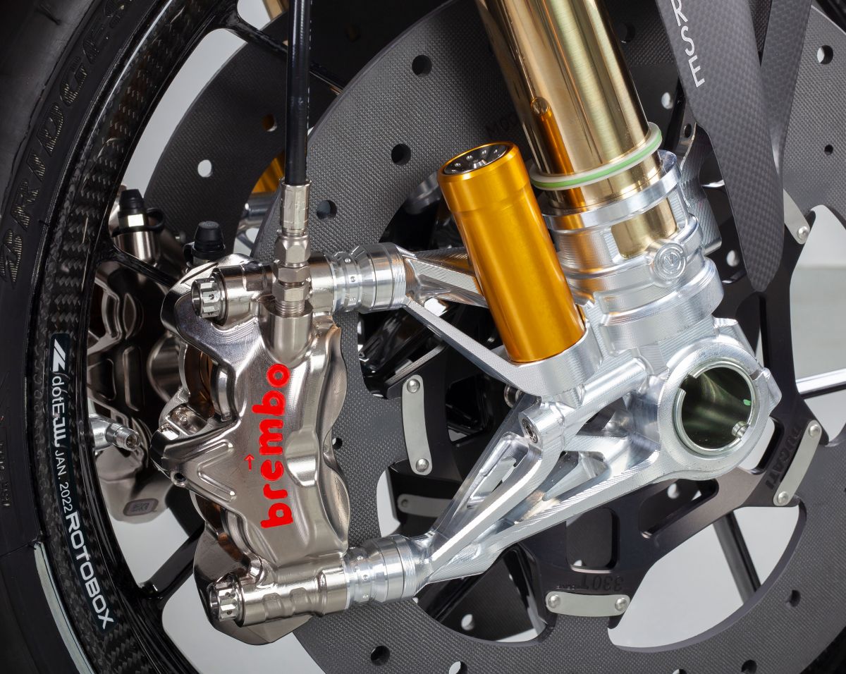 CNC Çatal ayağı Seti 108 mm „GP Stili“ Motocorse Ducati Panigale V4/S/R (25-26) 