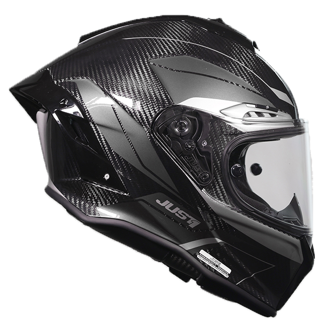 Just1 J-PGR Kask Impulse Gümüş / Karbon Parlak 6031110932016 
