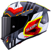 Suomy SR-GP Evo Kask Infrared Beyaz/Siyah/Kırmızı K6S20024 
