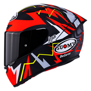 Suomy Track-1 Kask Mat Kırmızı Sam Lowes Replika 2025 K6T10020 