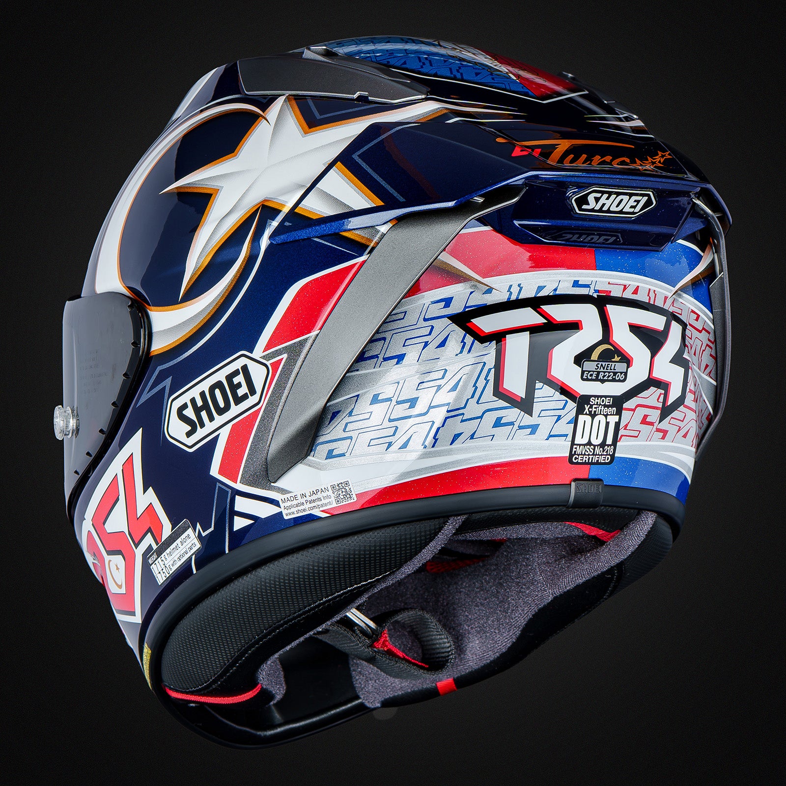 Shoei X-SPR PRO Kask Toprak Razgatlıoğlu Replika 2025 