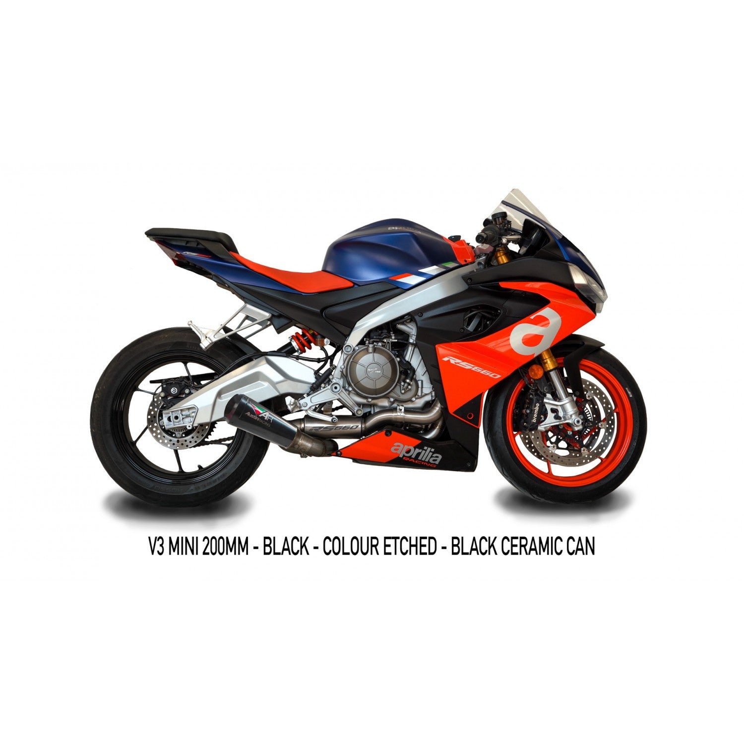 Austin Racing Titanyum Komplett Sistem V3 Mini Aprilia RS 660 (20-26) 