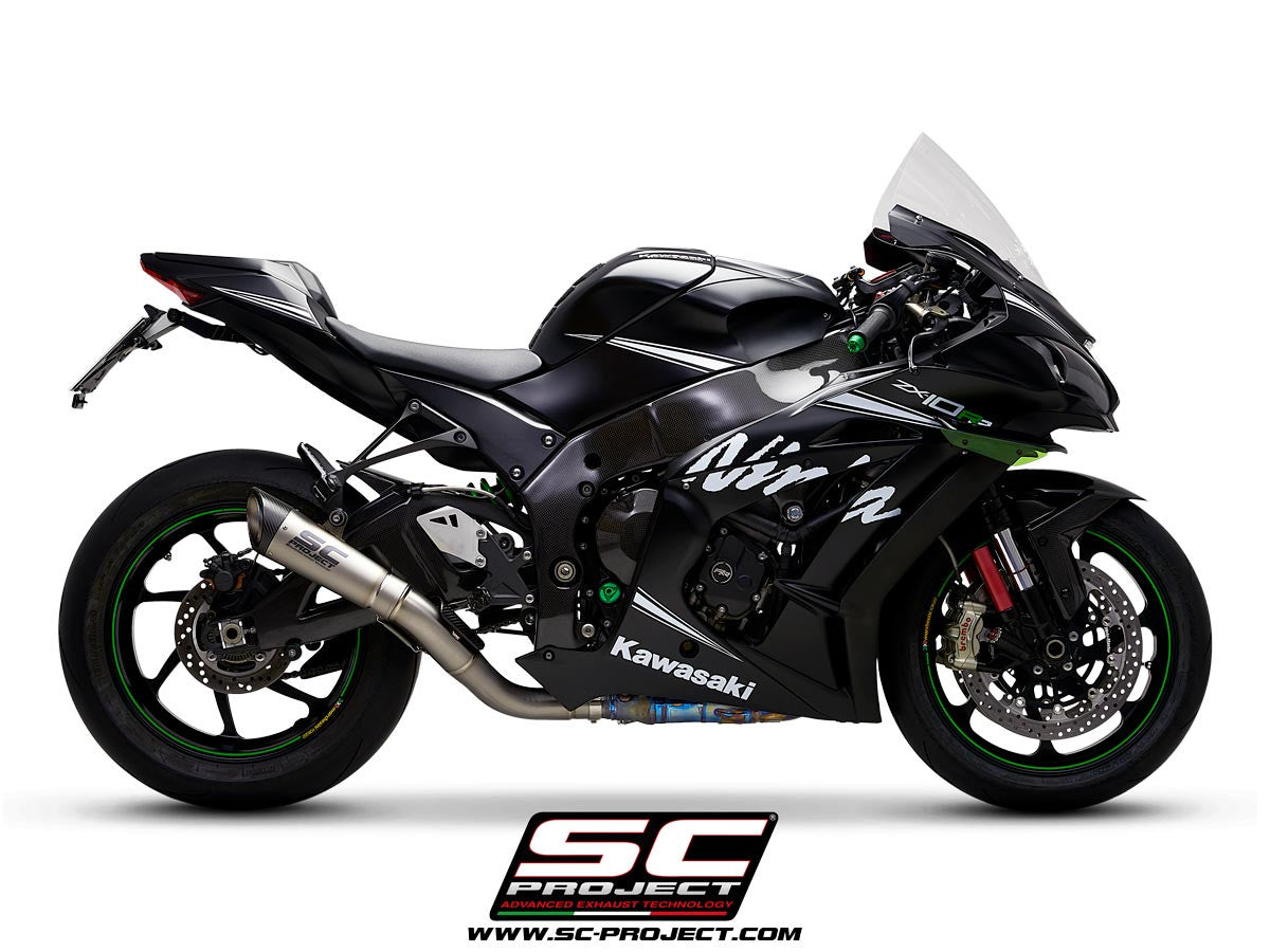 SC-Project Slip-On S1 + KAT-Yedek Boru Kawasaki ZX-10 R/RR (16-20) K22A-DET41T 