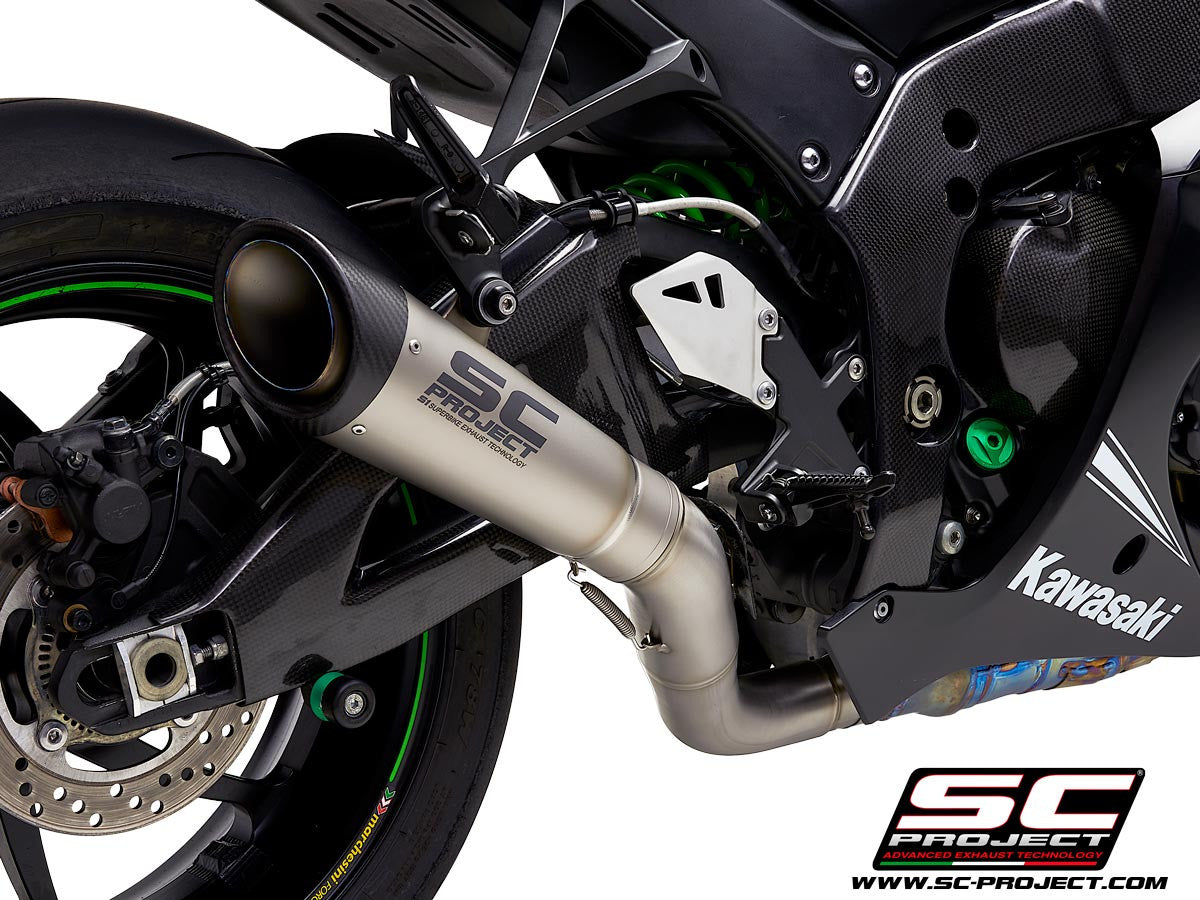 SC-Project Slip-On S1 + KAT-Yedek Boru Kawasaki ZX-10 R/RR (16-20) K22A-DET41T 