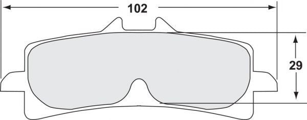 Performance Friction 7617 Racing-Fren Balataları 333 Honda CBR 1000 RR-R SP SC82 (20-26) 