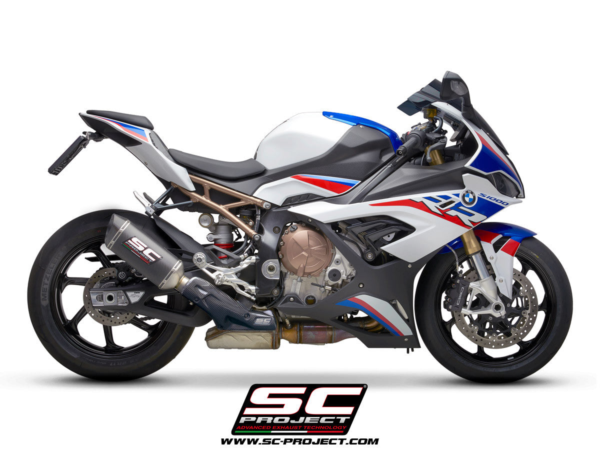 Karbon Isı Koruma Egzoz SC-Project Slip-On BMW S1000RR K67 (19-20) B33A-CP 