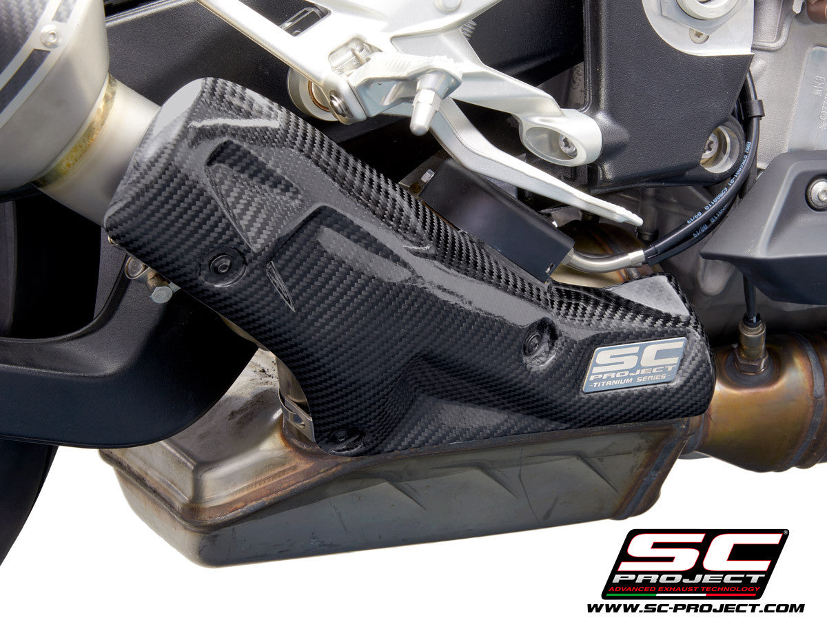 Karbon Isı Koruma Egzoz SC-Project Slip-On BMW S1000RR K67 (19-20) B33A-CP 
