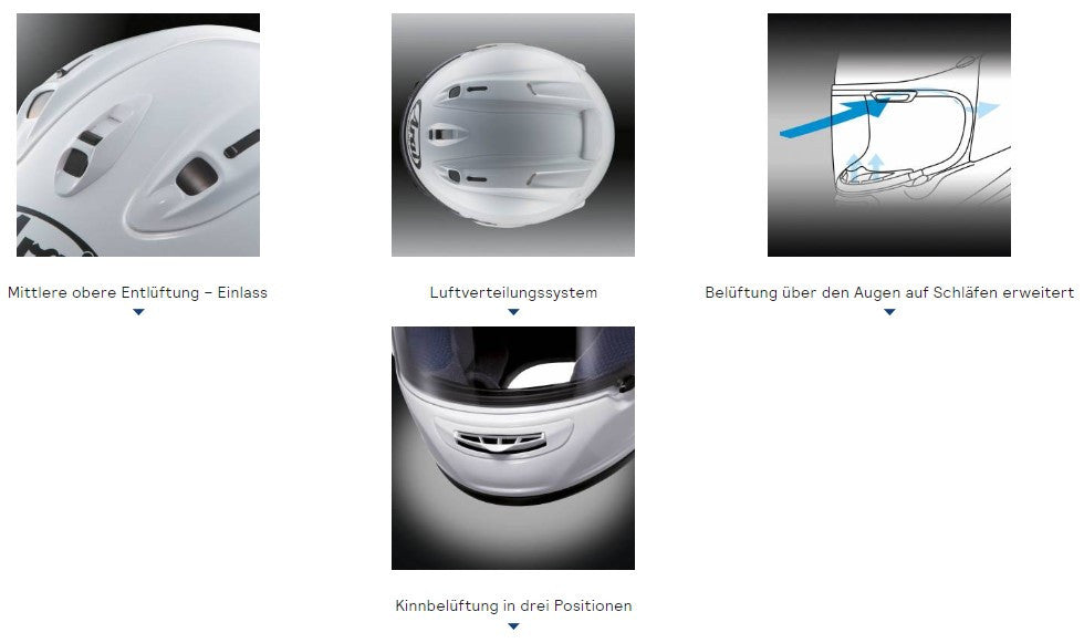 Arai RX-7V Evo Kaskı Elmas Siyah 