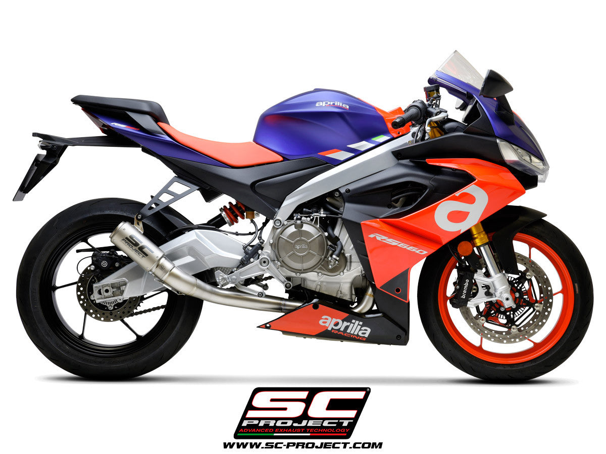 SC-Project Titan Komplett sistem 2-1 CR-T Aprilia RS 660 (20-24) A23A-PTC36 