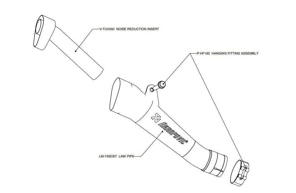 Akrapovic Slip-On Line (Titanyum) Yamaha YZF-R6 (08-26) SM-Y6SO6T 