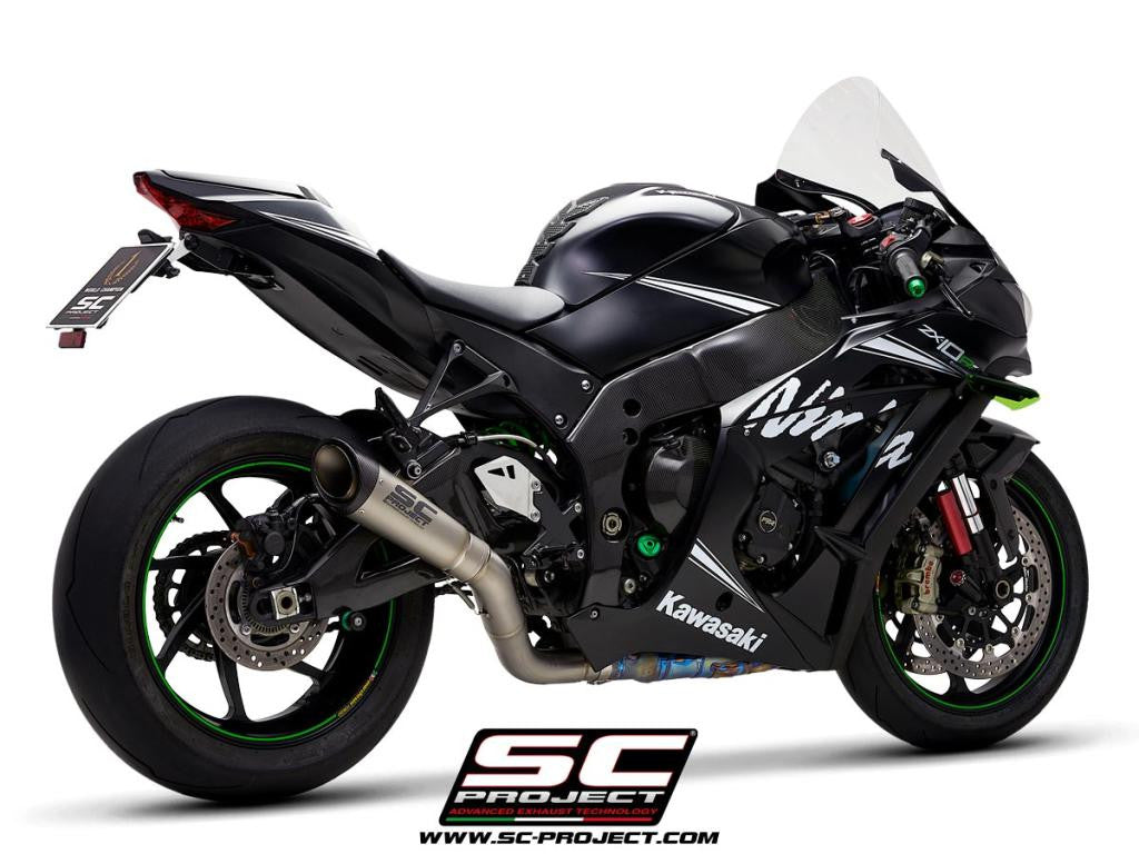 SC-Project Slip-On S1 + KAT-Yedek Boru Kawasaki ZX-10 R/RR (16-20) K22A-DET41T 